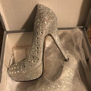 Rhinestone heels